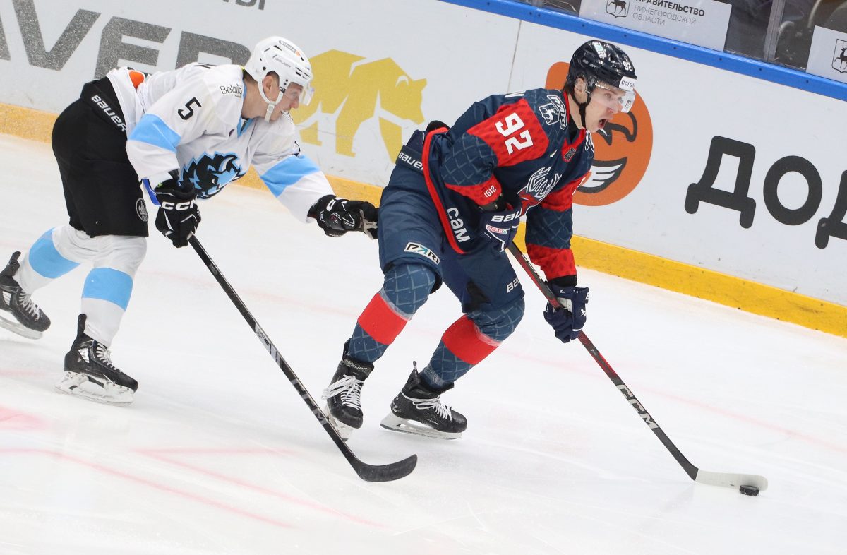 В домашнем матче чемпионата КХЛ «Торпедо» уступило минскому «Динамо»